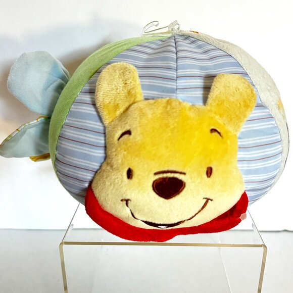 Whimsical Classic Winnie the Pooh Baby Plush Ball Toy Chime Stuffed Toy - Picture 1 of 15